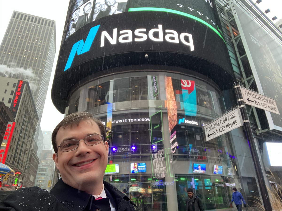 chavousc's tweet image. Getting ready to speak at Nasdaq in NYC! I will be talking about cybercrime and how it is more pervasive than the worst pandemics ever to hit the world.