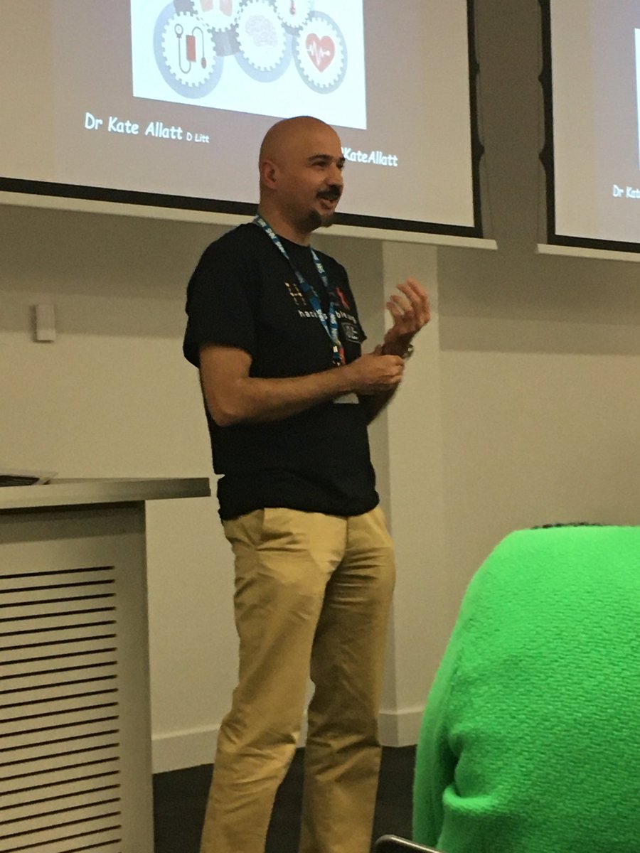 Mark_S_Hawley's tweet photo. @AejazAssistech who organises #hackcessible19 talking about this year’s hackathon https://t.co/RIJqBdFiTe