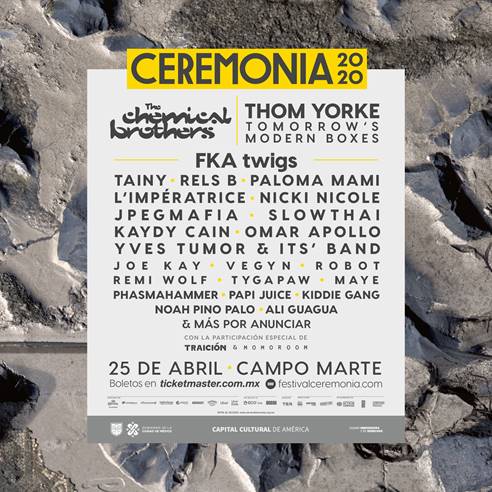ChemBros's tweet photo. Mexico!  @chembros return to perform live in Mexico City for  @CeremoniaFest on April 25th 2020!  Citibanamex Pre-sale is Dec 4 &amp; 5. General sale is Dec 6 at 9 am. 
#NoGeography #ChemicalBrothersLive #Mexico #Ceremonia2020 🌞🤖✌️🇲🇽
https://t.co/zuIR2iIXpd https://t.co/lH0DxyoVbK