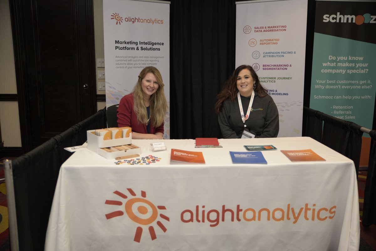 .@AlightAnalytics is the team behind ChannelMix, the first data management platform designed for marketers by marketers. They automatically collect marketing data from essentially any source you can imagine and then manage it with their team of experts. #DMT19 #DataAIMarketing