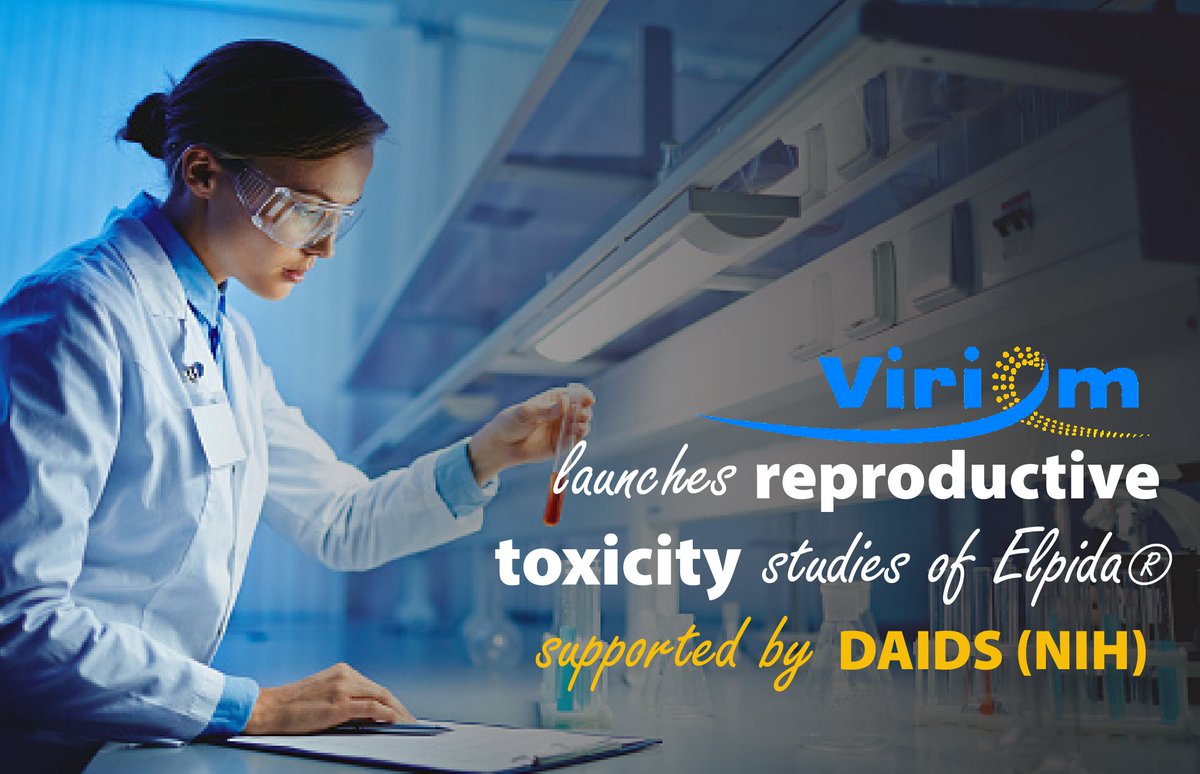 TorreyPinesInv's tweet photo. @Viriom is launching reproductive toxicity studies of Elpida®, supported by DAIDS (NIH) https://t.co/asbiAvPKsy #hiv #hivaids #toxicity #nih #treatment #preclinical https://t.co/ZIHjOr5mzY