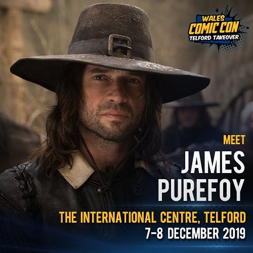 Yes indeed! Looking forward to going to this!  -James Purefoy

'The weekend is getting closer with only 4 days to go until we land! #WCC2019 -Wales Comic Con/Telford Takeover... m.facebook.com/story.php?stor…