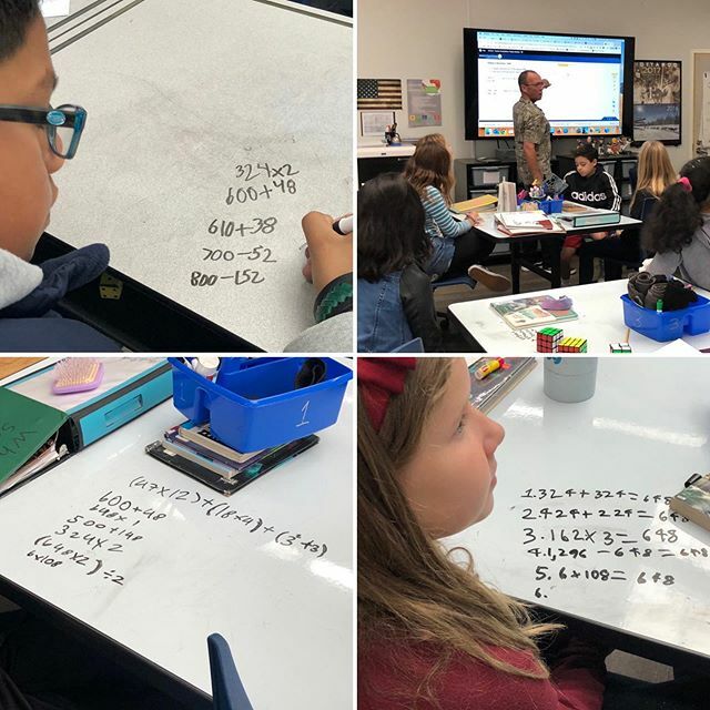 CDM_Dragons's tweet photo. Our 5th grade Dragons get their mathematical thinking flowing by engaging in a number talk that challenges them to generate a variety of expressions that equal 648. #MathIsFun #Differentiation #AllStudentsEngaged @cdm_dragons #dmusd https://t.co/tRltW2bsA9