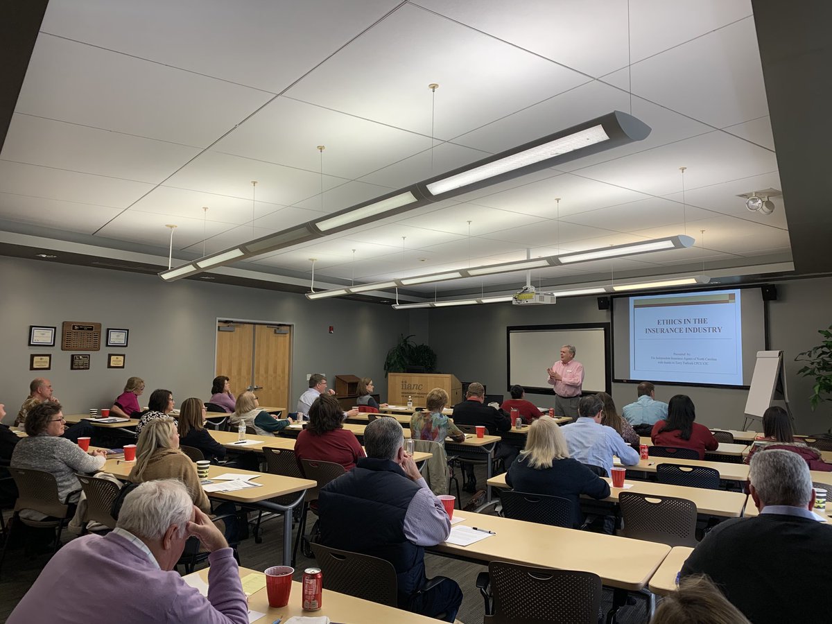 LuAnnWooters's tweet image. Packed house at our last Ethics class for 2019 ⁦@TheBigI_NC⁩ #freeformembers #cecompliance #endofyear #memberbenefit #registerfor2020