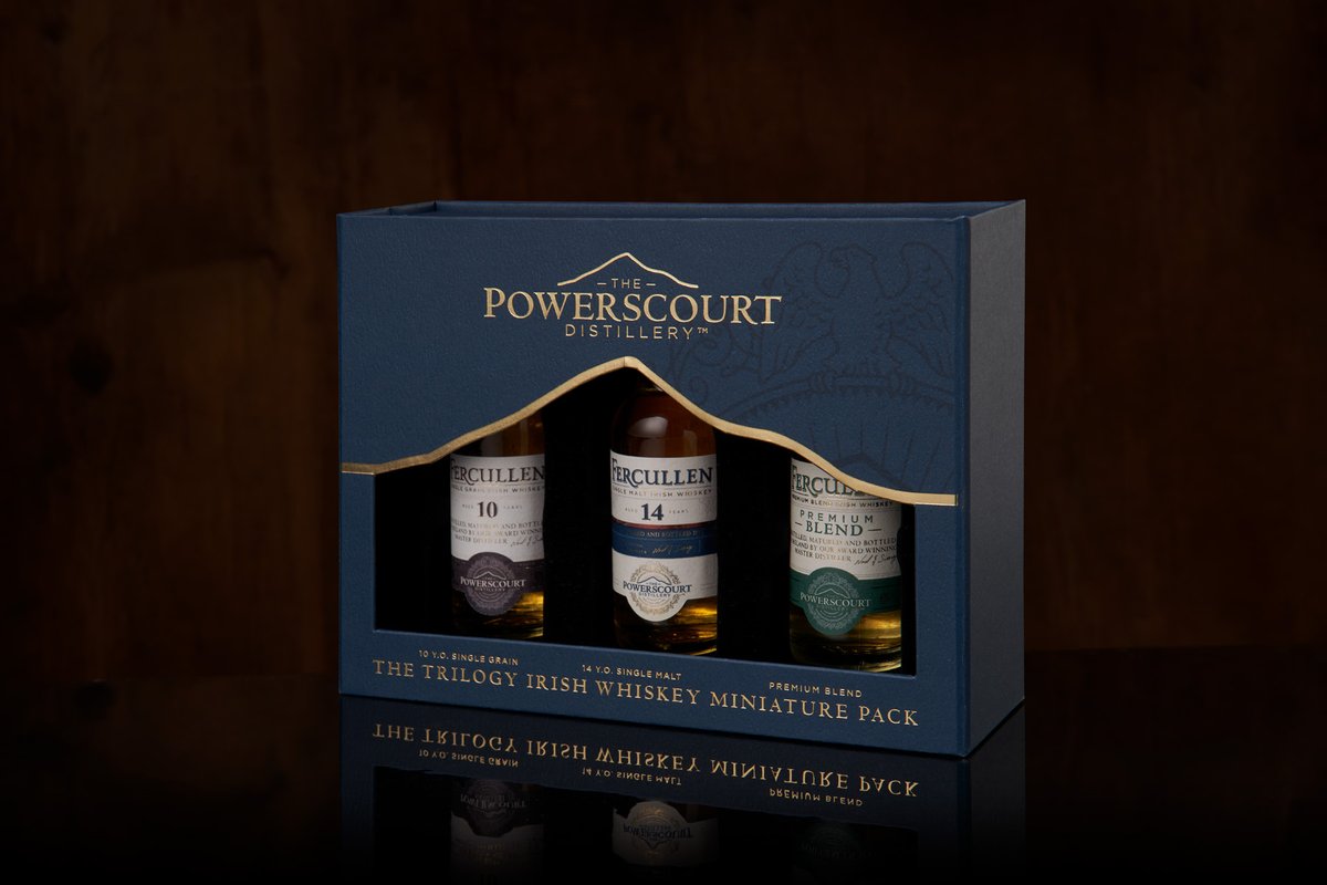 PowerscourtDist's tweet photo. Can't make your mind up? Our Gift Packs are the ideal "sample-size" to try out our Fercullen range...

Shop here:  https://t.co/VwxR5ZxEGy

#Whiskey #Whisky #Fercullen18 #FercullenWhiskey #FercullenIrishWhiskey #ExtraordinarySpirit #IrishWhiskey #IrishWhisky #DrinkResponsibly https://t.co/4rH8rllgpa