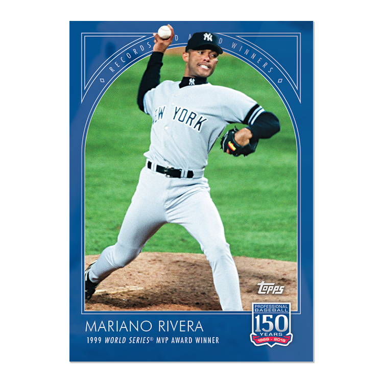 CardboardStats's tweet image. New #150YearsofBaseball cards!

#118 Mariano Rivera, Yankees - Records &amp;amp; Award Winners
#119 Jack Morris, Twins - Historic Moments
#120 Jose Abreu, White Sox - Rookie Campaigns

Rivera also has autograph versions available is various color schemes/prices