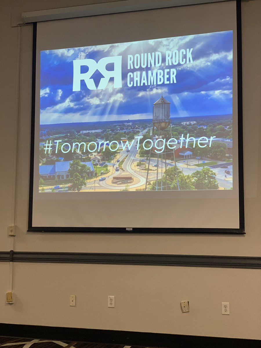 .<a href="/RRCoC/">Round Rock Chamber</a> new CEO Jason Ball did a great job in his first State of the Chamber address. It’s exciting to be part of such a dynamic community! #tomorrowtogether