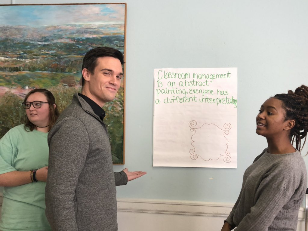Carriebchatt's tweet photo. Similes and metaphors about classroom management! Rockstar @hamcoschools @HCSOppZone teachers from today’s #HCSCOMP https://t.co/LnFI2Ln05l