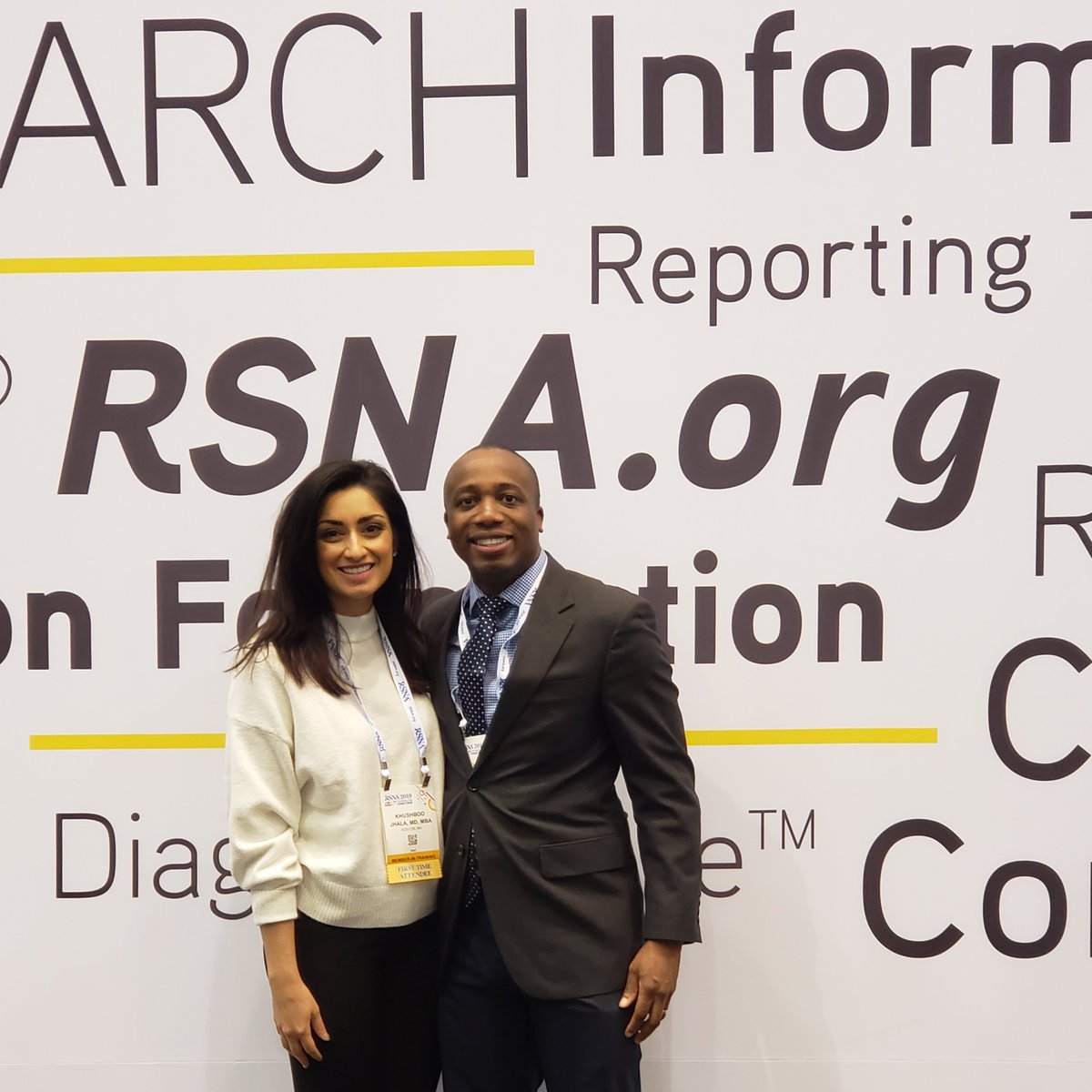 DrVicBaba's tweet photo. Reconnecting as first time attendees at #RSNA19 @kjhalaMD @PennRadiology @BWHRadEdu #weareradiology https://t.co/WEfHg9lzuG