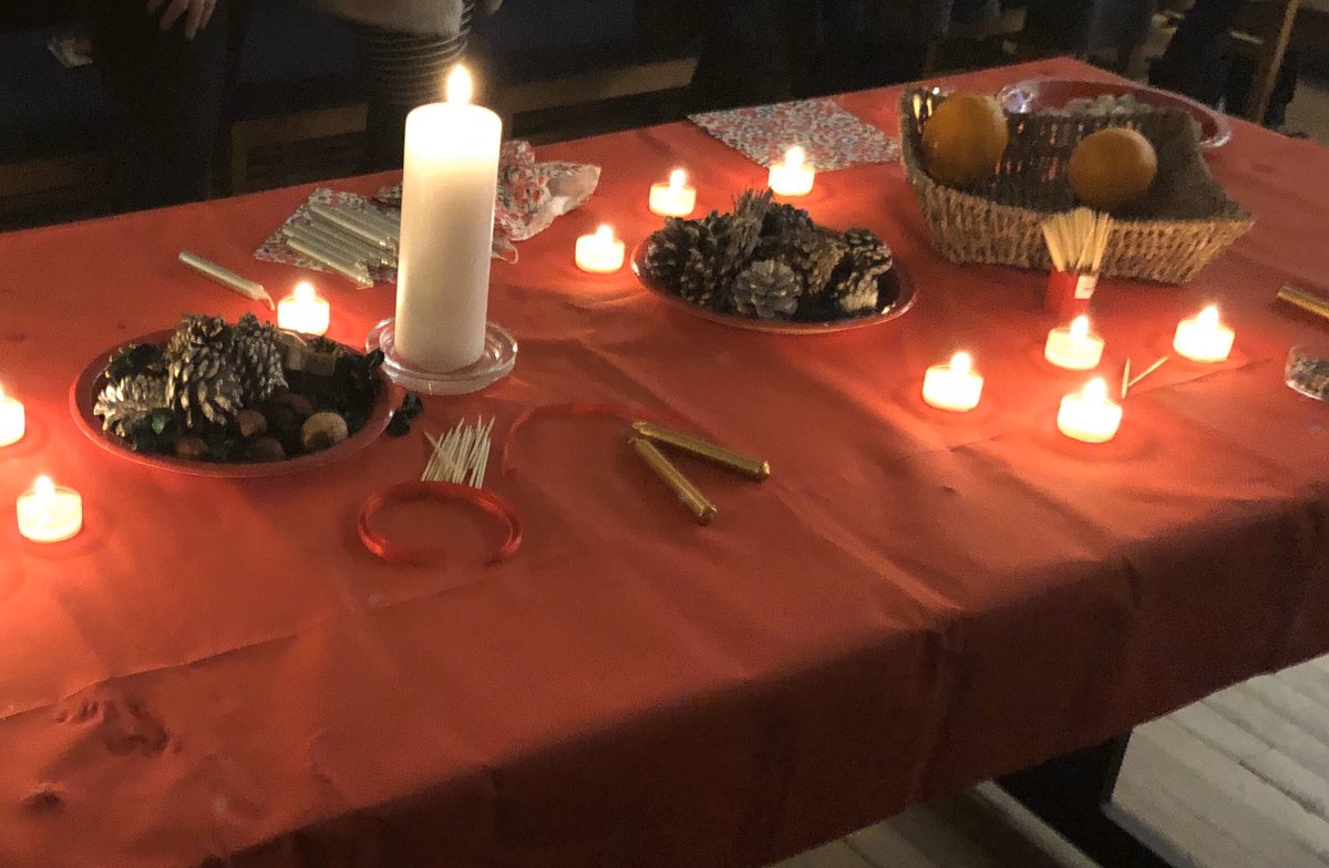 quadview's tweet image. Advent celebrations begin in college tonight. Christingle, carols in the quad with the Salvation Army band, and then into the first turkey dinner of the season.