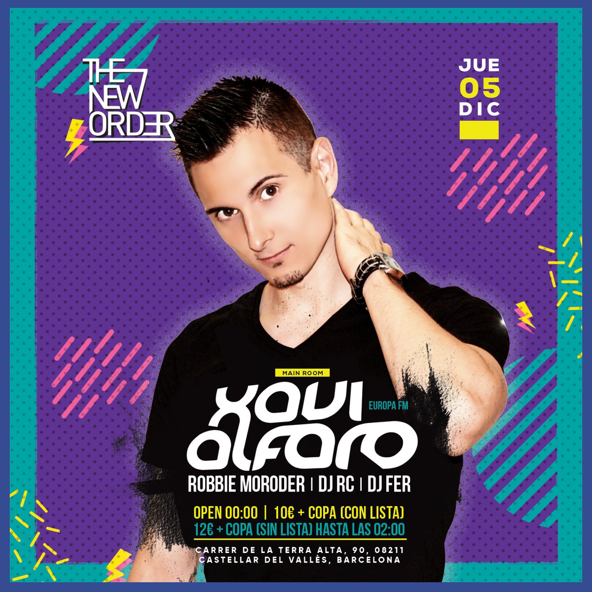 Este jueves 5DIC nos vemos en New Order.
Party peopleeee!