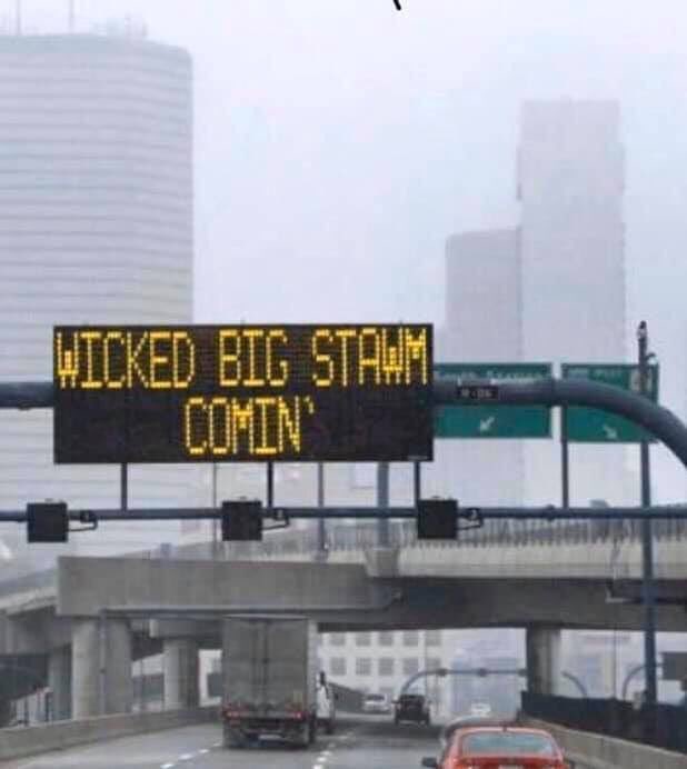 When I went to Boston and saw a sign like this I got on the next flight to Philly!!
