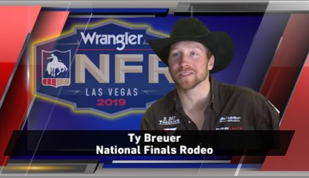 <a href="/tybreuer/">Ty Breuer</a> is a veteran of the <a href="/LasVegasNFR/">Wrangler National Finals Rodeo</a> 
The bareback rider from Mandan is going to be competing in his 5th National Finals Rodeo. Today on <a href="/KFYRTV/">KFYR-TV</a> we will get Ty's thoughts on once again being a part of the biggest rodeo in the world.