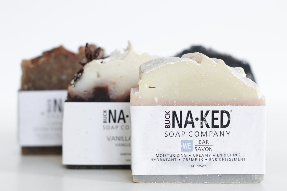 Buck Naked Soap Company is a Canadian soap and bath products company. 🏷@BuckNakedSoapCo #vegan #ecobrand #handcrafted #zerowaste #noplastic #resetandtryagain © Photo by Good Soul Shop on Unsplash