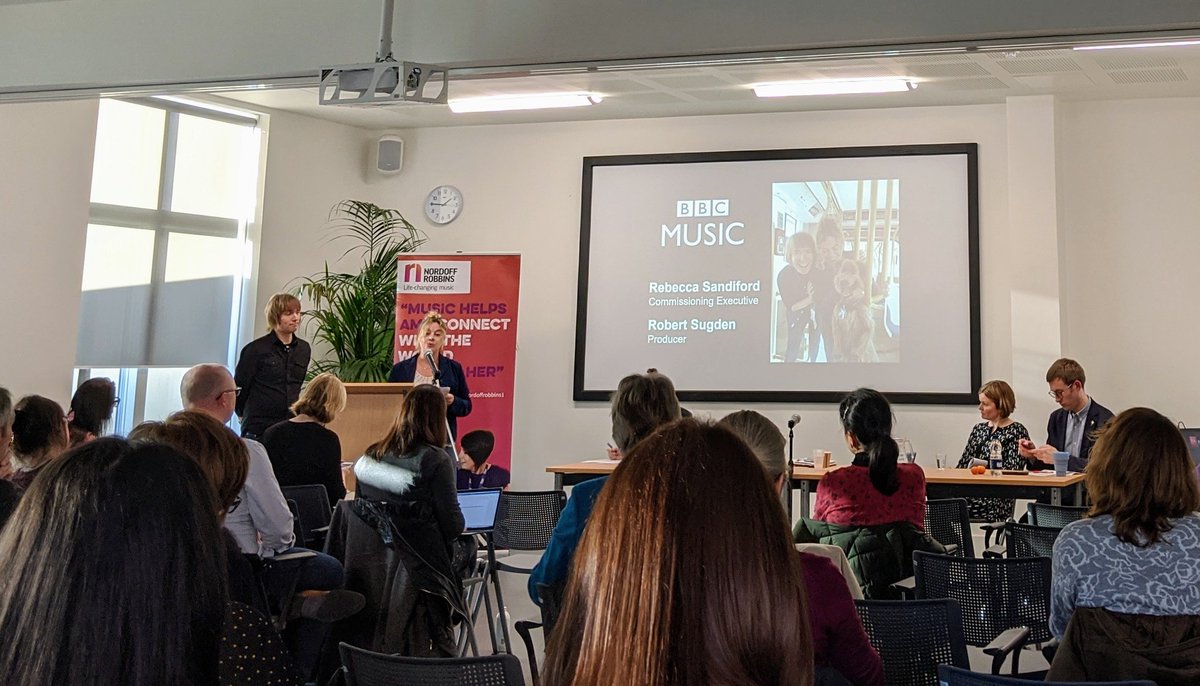 A brilliant, thought provoking, idea sparking couple of days at the @NordoffRobbins1  #SocialValueofMusic conference. So beautiful being with people who believe so deeply in the significance and, in a way, insignificance of music.