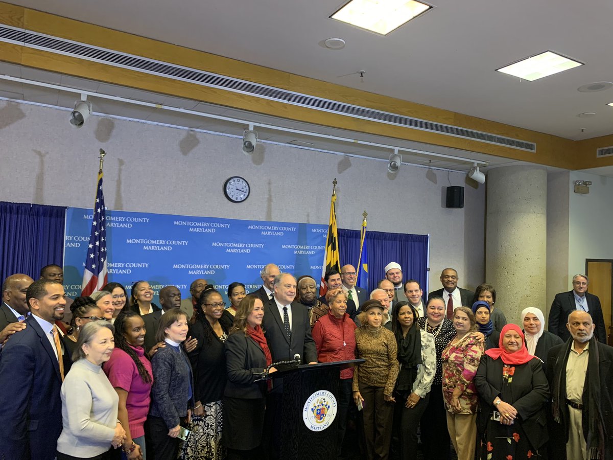 jufj's tweet photo. It’s official! County Executive @Marc_Elrich just signed the Racial Equity Policy into law. #EquityMattersinMoco https://t.co/yvOP3ACsMM