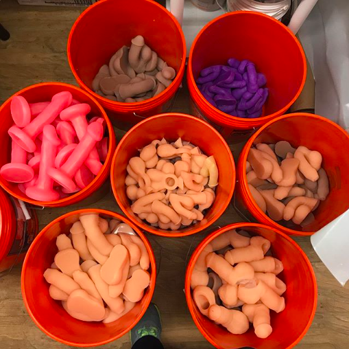 NYToyCollective's tweet photo. Dicks on dicks on dicks - just another day here at the #dildofactory😁 https://t.co/2er5A3qahL