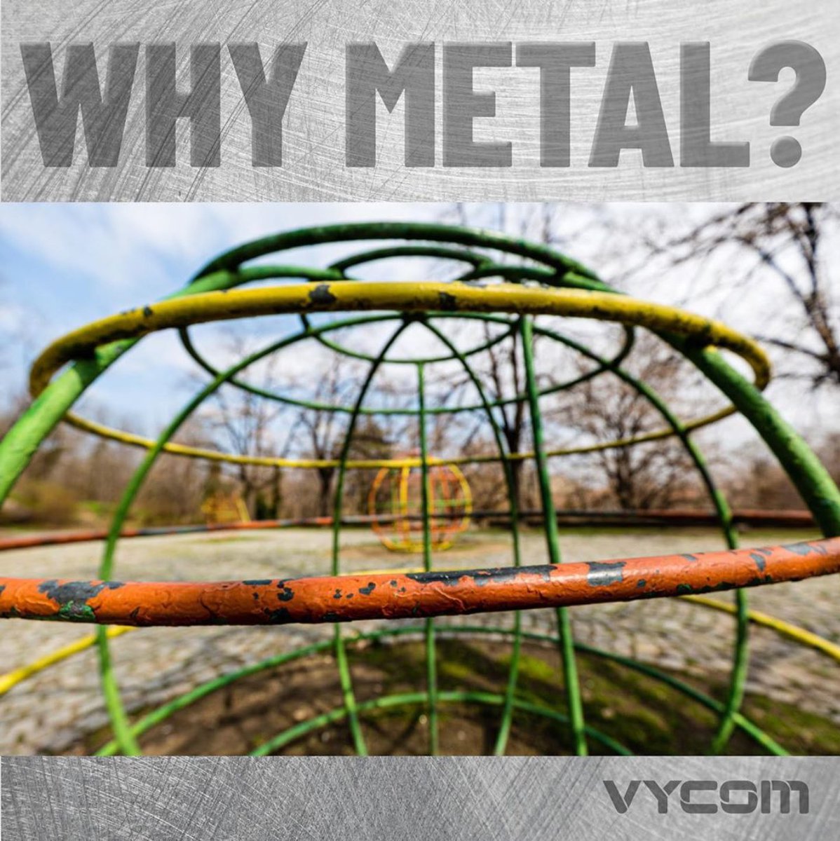 VycomPlastics's tweet photo. #WhyMetal? Chipping paint and rust can steal years from playgrounds, outdoor furniture, boating materials and more. When you replace metal with a #PerformancePlastic you get a #durable, more #sustainable option that looks like new for years to come. ⠀ https://t.co/Cb2sUhkfgU