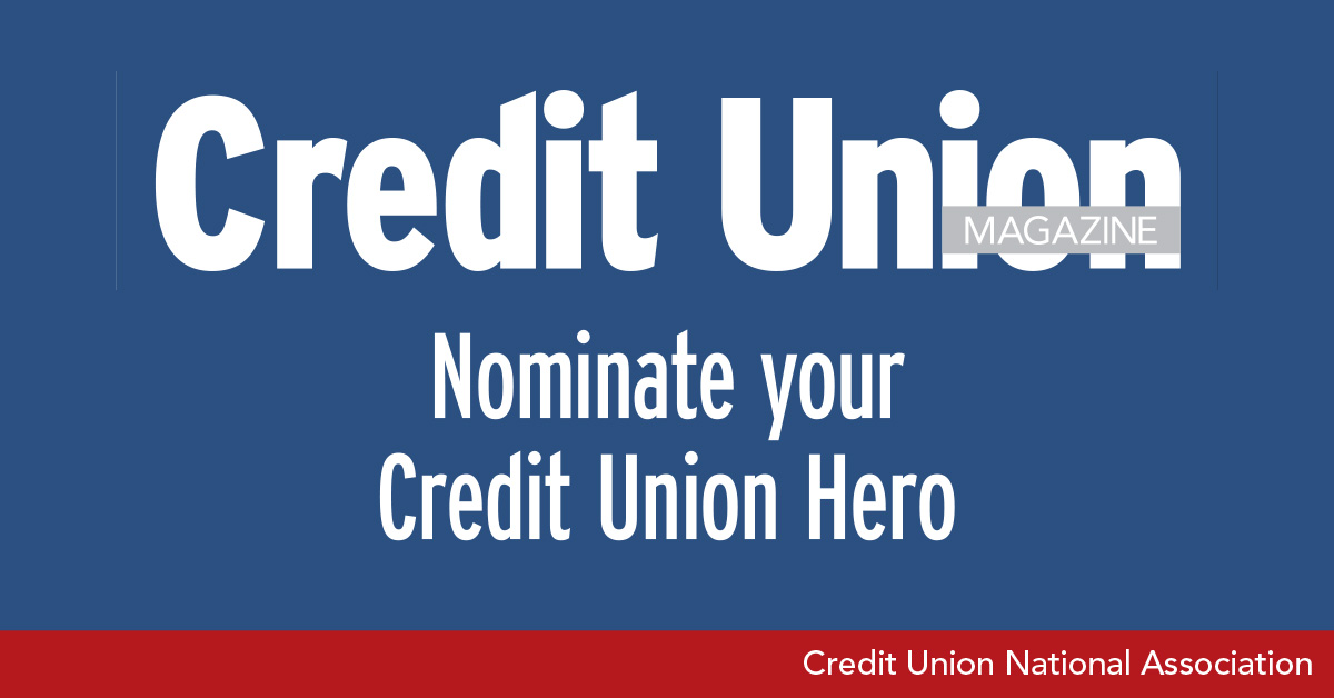 CUNA's tweet photo. Don't forget you can still nominate a Credit Union Hero of the Year through Dec. 6. Finalists will be profiled in @cumagazine and the winner will be honored at the @CUNA/@WOCCU joint conference next summer. https://t.co/BT4O5rB2oF https://t.co/9qZs39DFQF