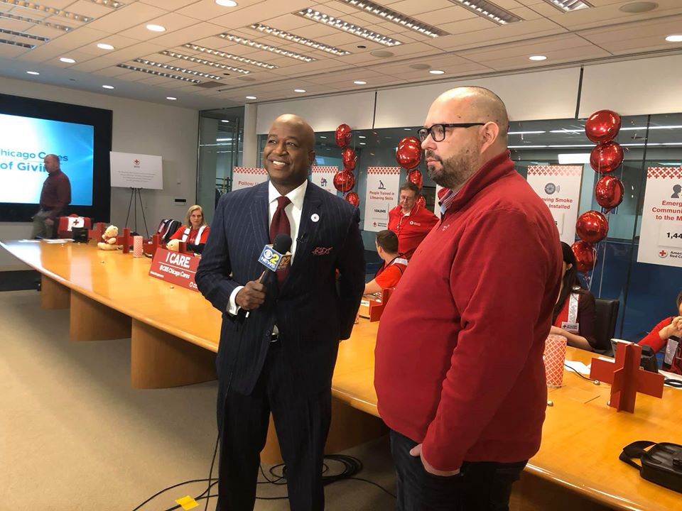 Worst thing about being on TV is having to go even when you had a terrible haircut the night before.
Best thing is supporting an amazing organization like the American Red Cross of Chicago &amp; Northern Illinois! Text Red Cross to 90999 to donate!
#CBSChicagoCares
#GiveWithMeaning