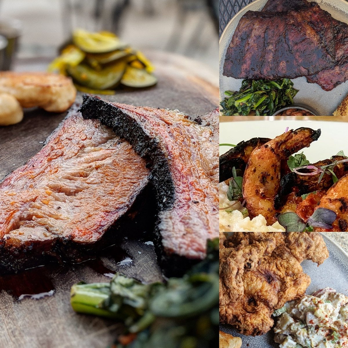 SLGridiron's tweet photo. Saint Lawrence is now doing small plates of our dinner entrees at lunch! All of your favorites, except slightly smaller so you don't pass out for the rest of the afternoon...

#lunch #boise #brisket #ribs #chicken #etc https://t.co/dKgh8nFFCi