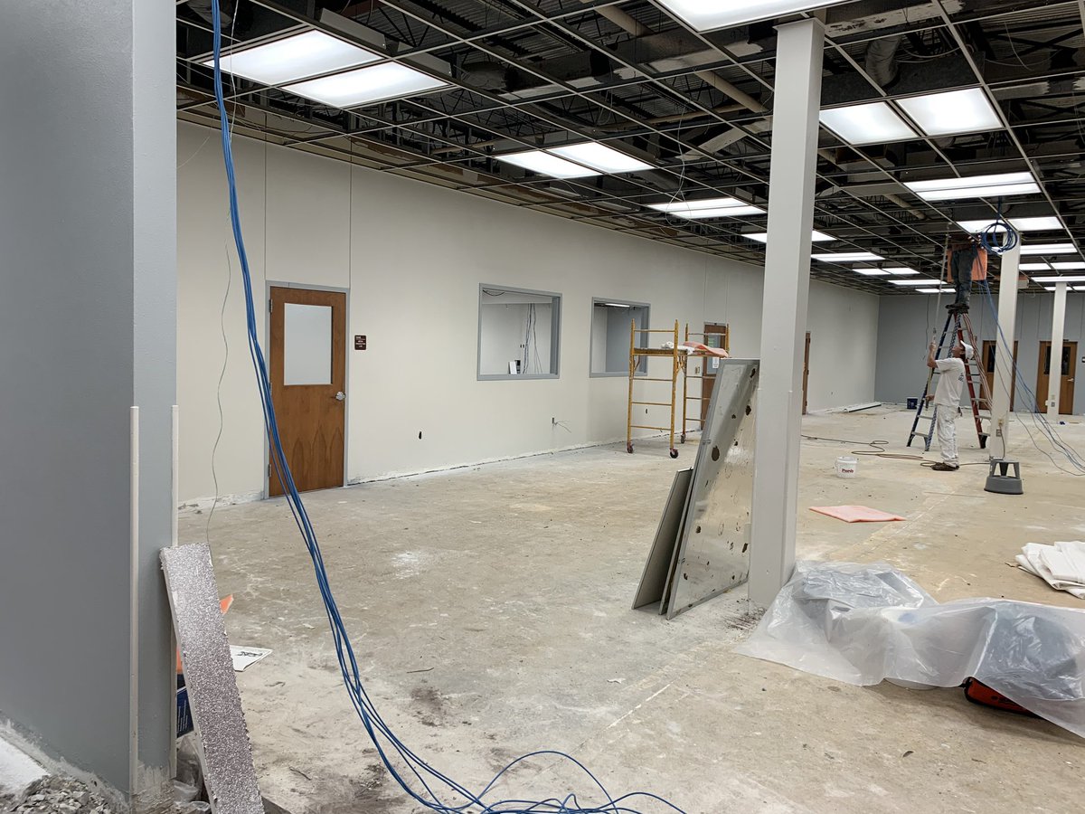 laurieb1723's tweet photo. Check out Fort Pierce Westwood Academy: The WEST Prep Magnet renovations on in the media center to update it to a 21st century learning commons! #WESTPrep #TransformTheCore #SLPSMagnet @MrsTaylorFPWHS @InquiringEduc8r @FredWoltjen @TheBromenator @LearningSquire @Jane_Whit1964 https://t.co/ITCXCzzJzF