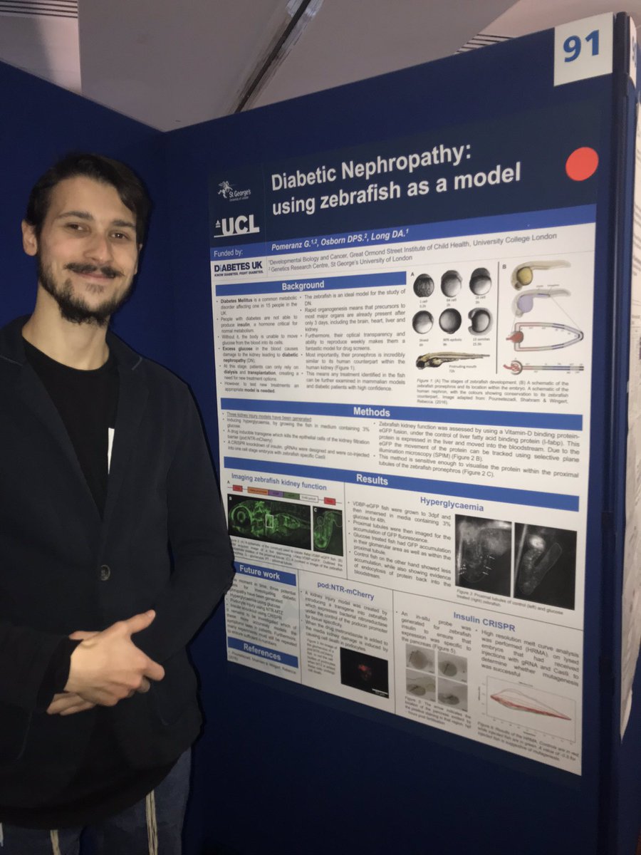 Incredible day @StGeorgesUni  #ResearchDay. Incredibly proud to have won the best postgraduate poster price for my, @DUK_research funded, work on diabetic kidney disease. A collaboration between @DBC_ICH @ICH_Nephro and @SGUL_Genetics @dosborn1979