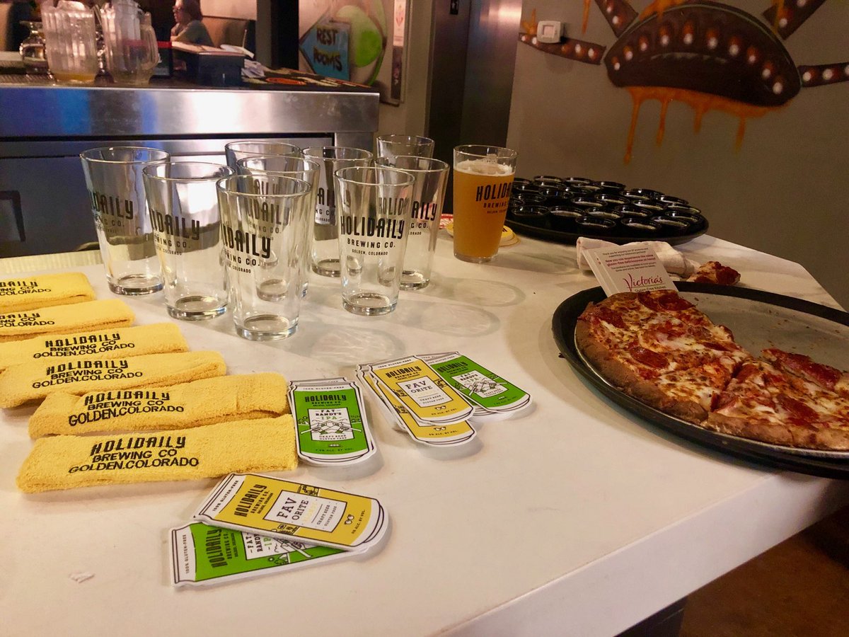Holidaily Brewing (@holidailybrew) on Twitter photo What goes great with #glutenfree pizza? Boombastic Hazy IPA!
Join us for #PintNight this Wed. at <a href="/Parryspizza_co/">Parry’s Pizzeria & Taphouse</a> #Northglenn location, 6-8. Enjoy beer samples and take home free swag! What goes great with #glutenfree pizza? Boombastic Hazy IPA!
Join us for #PintNight this Wed. at <a href="/Parryspizza_co/">Parry’s Pizzeria & Taphouse</a> #Northglenn location, 6-8. Enjoy beer samples and take home free swag!