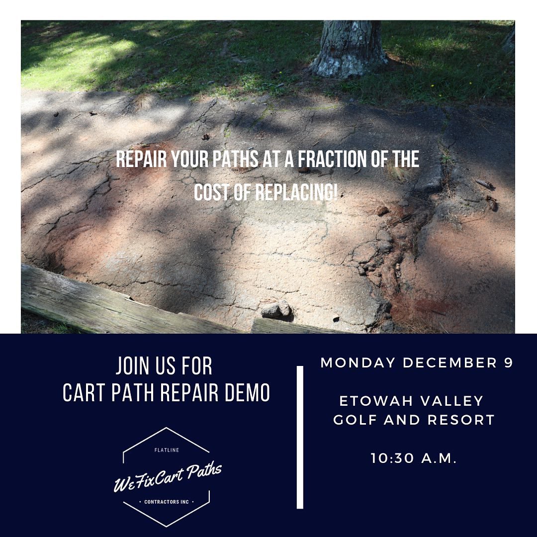 Asheville areas, Please Join us Monday December 9th @ Etowah valley golf and resort! 🇺🇸
#scgolf #ncgolf #flagolf #gagolf
#migolf 
#cgagolf
#charlestongolf
#golfcoursesuperintendent 
#golf course management
#golfcourseconstruction
#golfcoursemaintenance 
#cartpaths