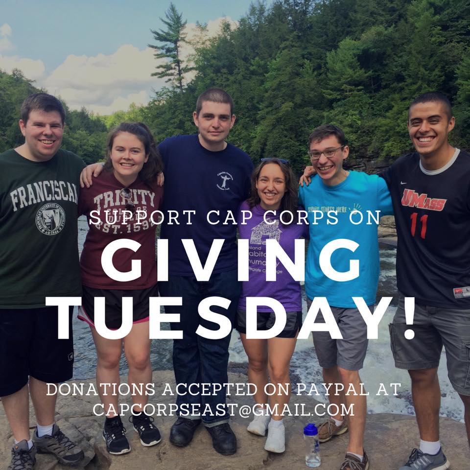 CapCorpsEast's tweet photo. Consider donating to Cap Corps on this #GivingTuesday! Cap Corps alum, David Guller '94-'95, has pledged a matching donation up to $1,000. Help us get the full match!   https://t.co/WNah715yJ1 https://t.co/RTEuuW0c7N