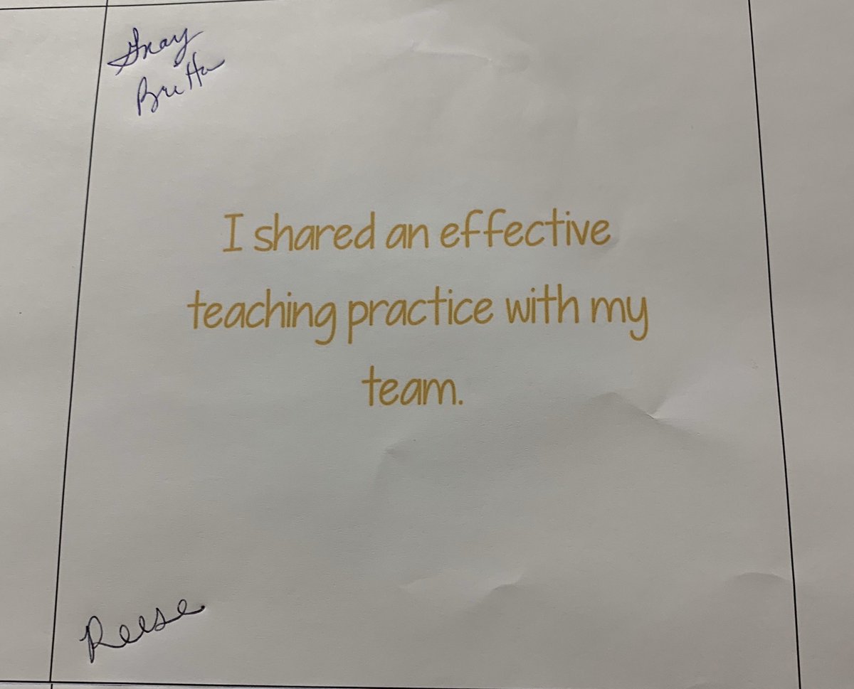 Teacher Bingo at WBMS is off to a great start! We will have a winner soon. Looks like <a href="/wbms_webb/">Ms. Tanya Webb</a> may be in the lead!! Thanks to @wellertechcoach for the visual highlighting all of the great things our teachers do daily for our students and one another!