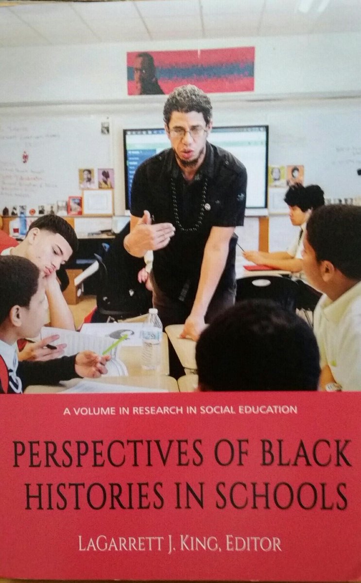 NHenryDixon's tweet image. Super excited, today I got my copy of this new @InfoAgePub book with my latest chapter "Where are the Black People?”: Teaching Black History in ON, Cda"! I examine the state of the teaching of Black history &amp;amp; illustrate how to teach Black history using an antiracist framework.