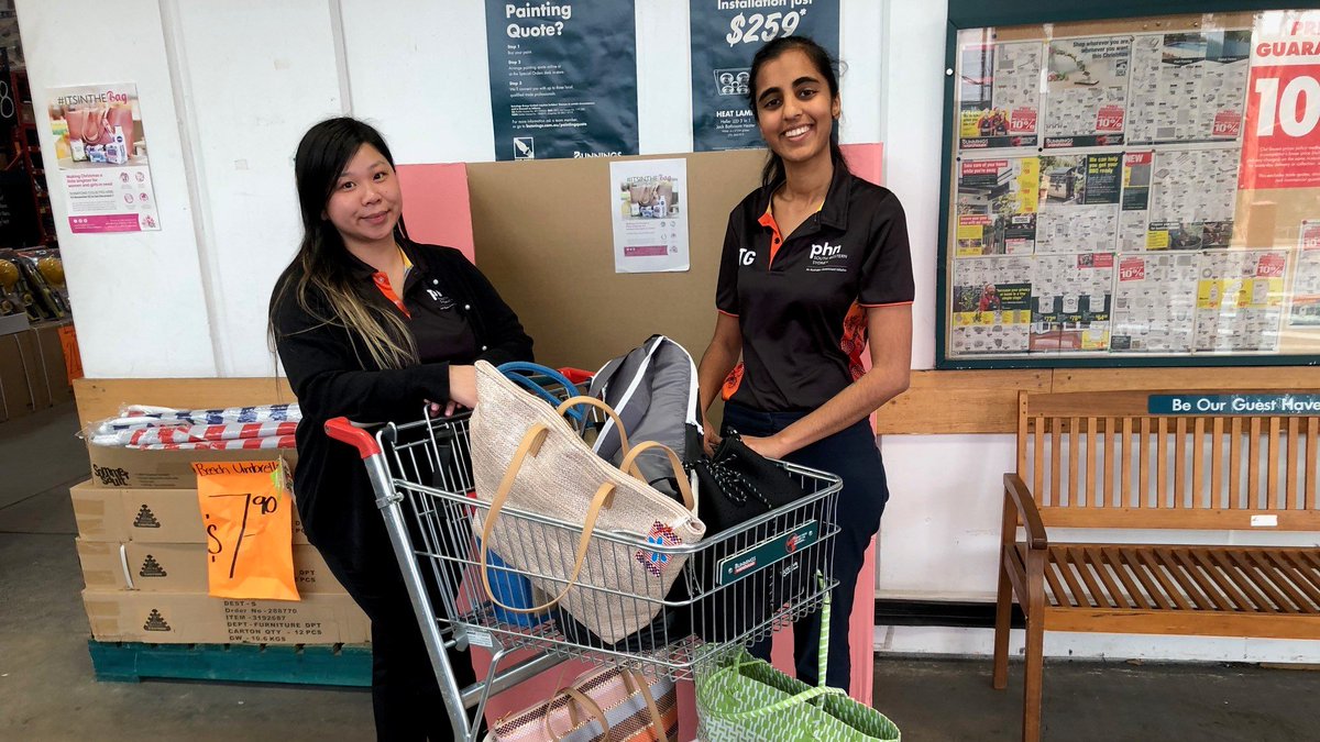 We’re supporting the #ItsInTheBag campaign &amp; yesterday dropped our donated bags filled with essentials for women &amp; girls in need at the Bunnings Campbelltown collection point. Find out how you can support the campaign - bit.ly/ItsInTheBag19 <a href="/sharingdignity/">Share the Dignity</a>