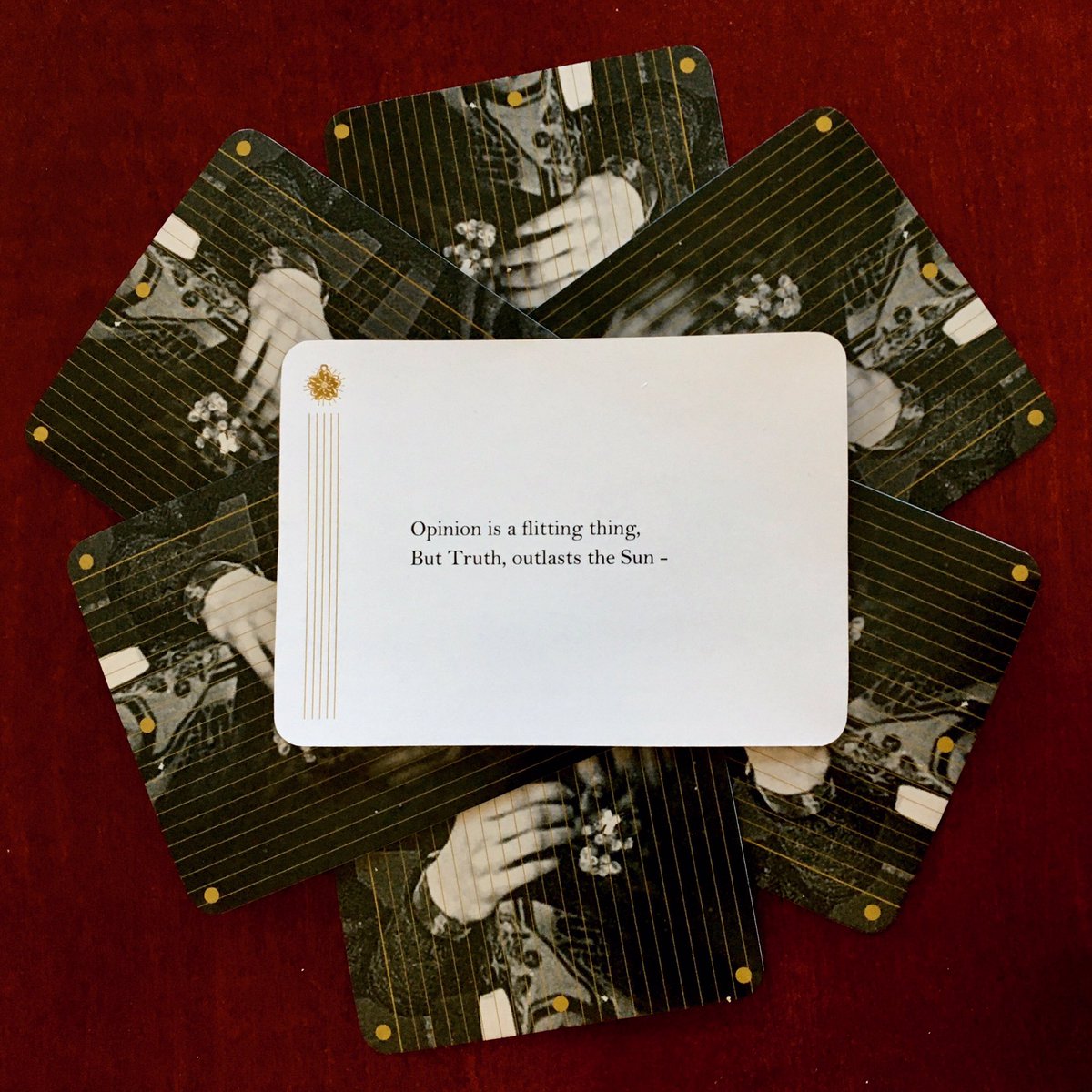 TurtlePPress's tweet image. Emily reports from Planet Truth. #dickinson #diviningpoets #tarotpoetry #divinationcommunit