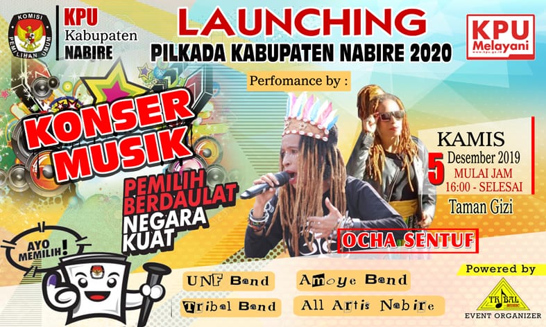 LAUNCHING PEMILIHAN BUPATI DAN WAKIL BUPATI NABIRE TAHUN 2020