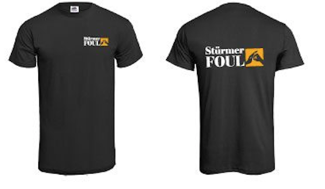 Tävling!
Gilla och dela detta inlägg för att vara med i utlottningen av en T-shirt. En vara som snart går att köpa i vår shop. Vinnaren informeras i kommentarsfältet 8/12 kl 12.
sturmerfoul.se/butiken/