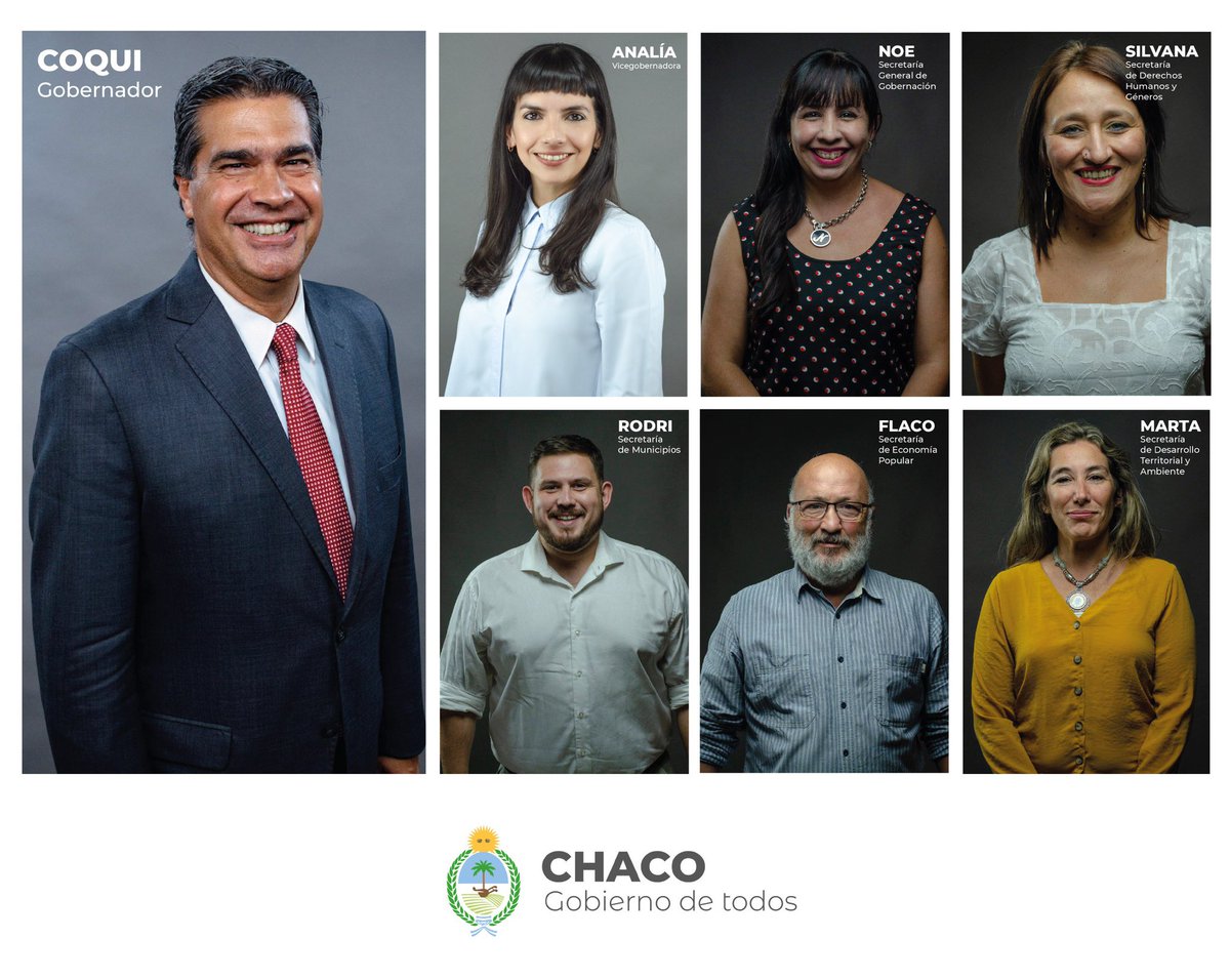 El 10 de diciembre asumimos el compromiso de transformar la realidad. 

Ellos y ellas conforman las Secretarías de Estado que nos acompañarán en la gestión para poner al Chaco de pie.
