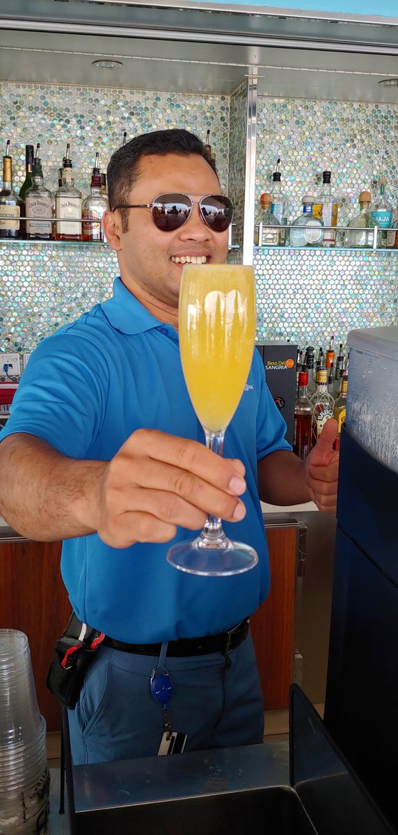 MySeamone's tweet photo. Cruising on the Norwegian Dawn. I sampled their tasty mimosas every day! ❤ https://t.co/l7YK1i3c0w