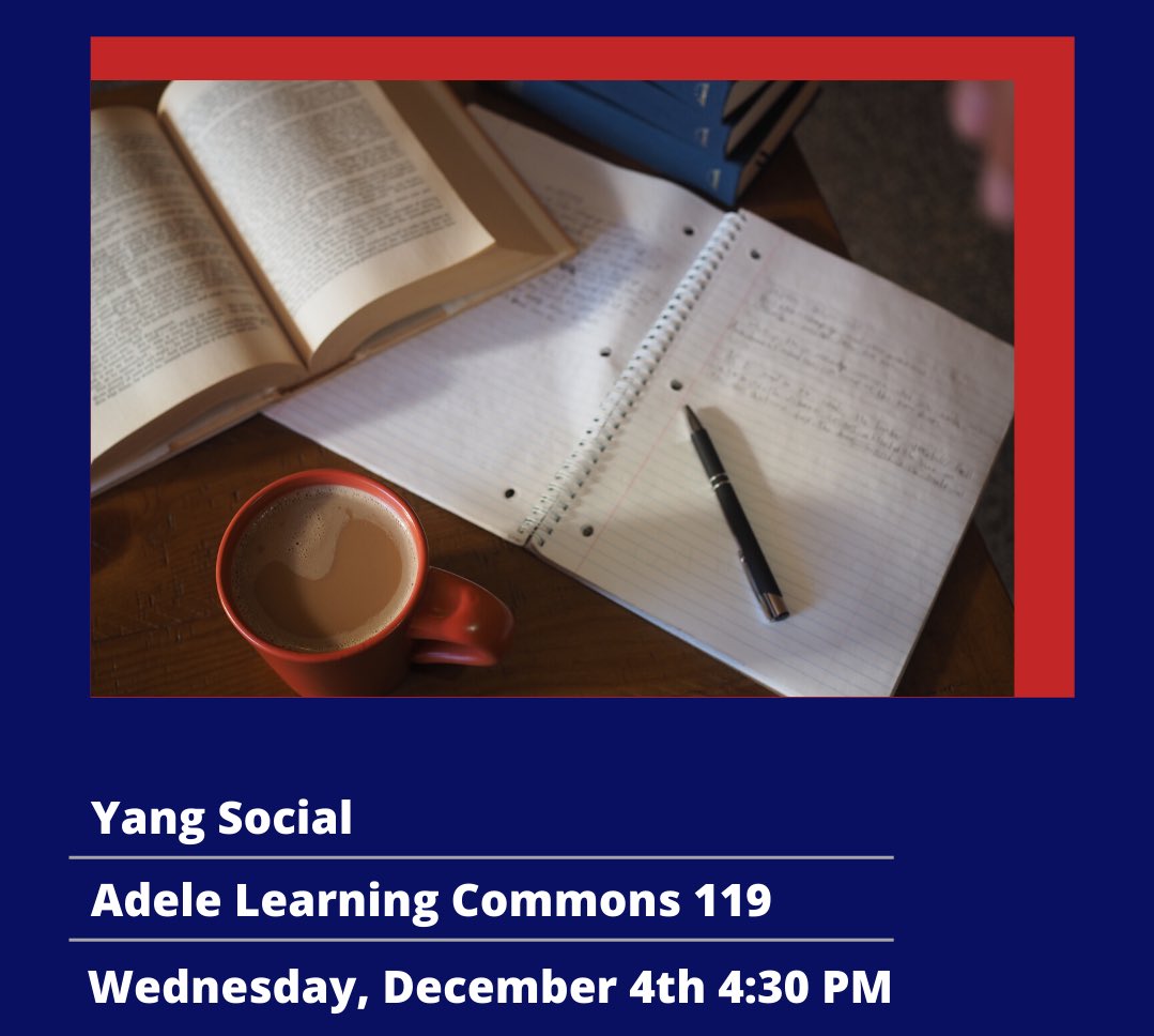 UNLyouth4yang's tweet photo. Finals got you stressing? Take a break and hang with your University Yang Gang and socialize with fellow members! https://t.co/D5kDltPMvt