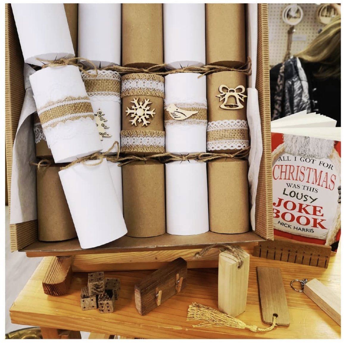 Our Plastic Free Crackers are selling fast! On sale in shop from £22.50

Each cracker is made from recycled card and can be completely recycled. 

Once they're gone, they're gone!

#PlasticFreeChristmas