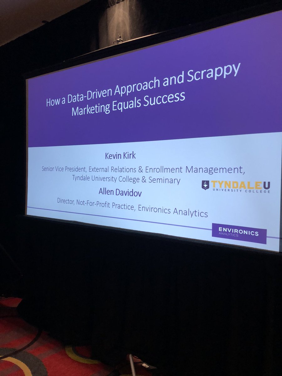 Thank you @datamarketingTO for having the Kevin from <a href="/TyndaleU/">Tyndale University</a> and myself (@EnvironicsA) present at the Data and Ai Marketing TO conference.