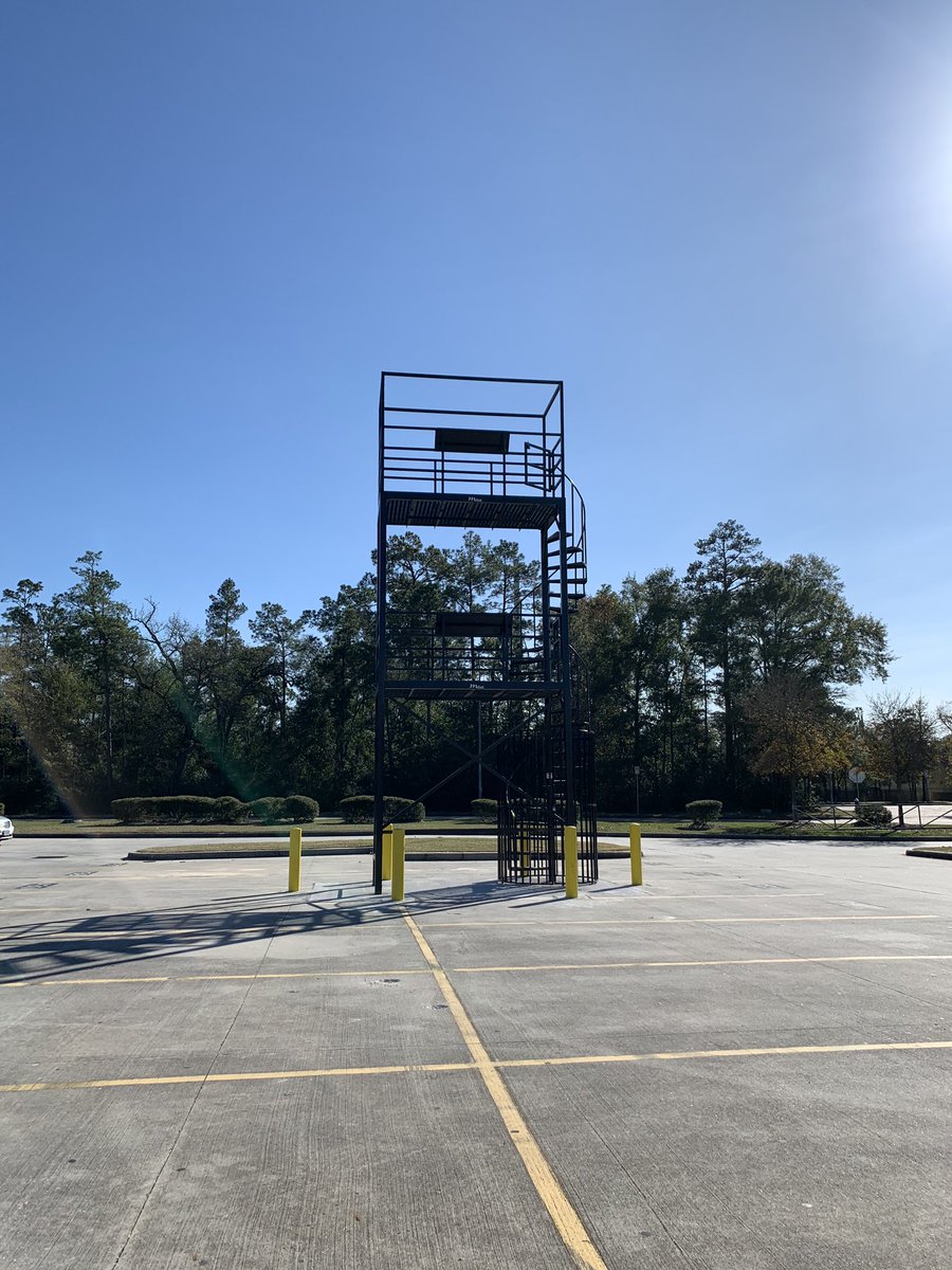 Thank you <a href="/HumbleISD/">Humble ISD</a> and <a href="/HumbleISD_KPHS/">Kingwood Park HS</a> for the tower it looks great and it’s going to be such a big help in our future marching seasons!