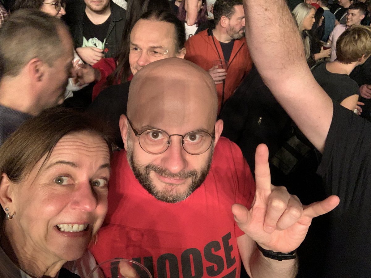 That’s Marek finding out about Tanja’s tweet at his first Punk gig tonight @TheBarrowlands
Please hear his and the plea of #The5Million #VoteForMeToo #VoteTactically #DitchTheTories