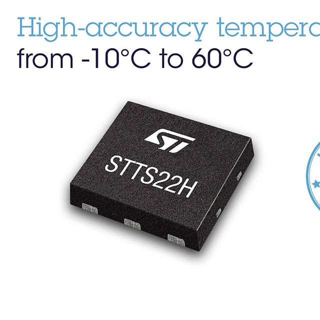 New #temperaturesensor by #stmicroelectronics with higher #temperatureaccuracy. #sgsthomson promise 0.25 degrees centigrade and very low #standbycurrent - a very interesting part for #iot and #m2m applications. 
#ArduinoThermometer…

📸 instagram.com/p/B5n_pXIDP2T/