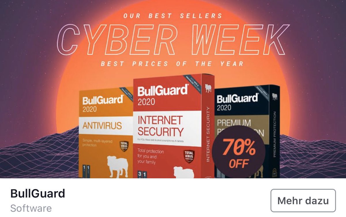 #Bullguard- Get the best prices of the year on BullGuard products at bullguard.com/landing-pages/… Save 70% all week #cyberweek #cybermonday #vpn #antivirus #internetsecurity #identityprotection #securebrowser #cybersecurity