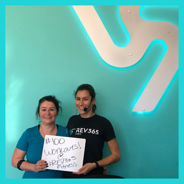 Rev365F's tweet image. #100Workouts  💪🏆🎉

🤜💥🤛

Congrats to Nicole, Allie &amp;amp; Tracy for joining the 100 Workout Club!  We are so proud of your accomplishment!  

Here is to 100 more! 🍾🥂👏