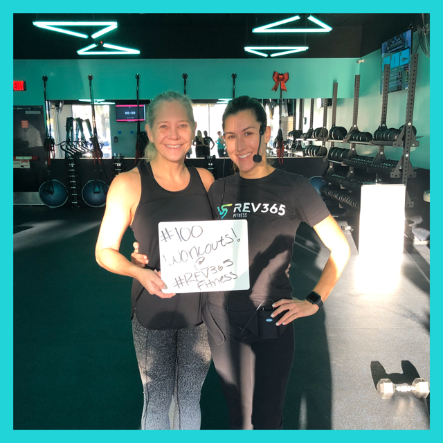 Rev365F's tweet image. #100Workouts  💪🏆🎉

🤜💥🤛

Congrats to Nicole, Allie &amp;amp; Tracy for joining the 100 Workout Club!  We are so proud of your accomplishment!  

Here is to 100 more! 🍾🥂👏