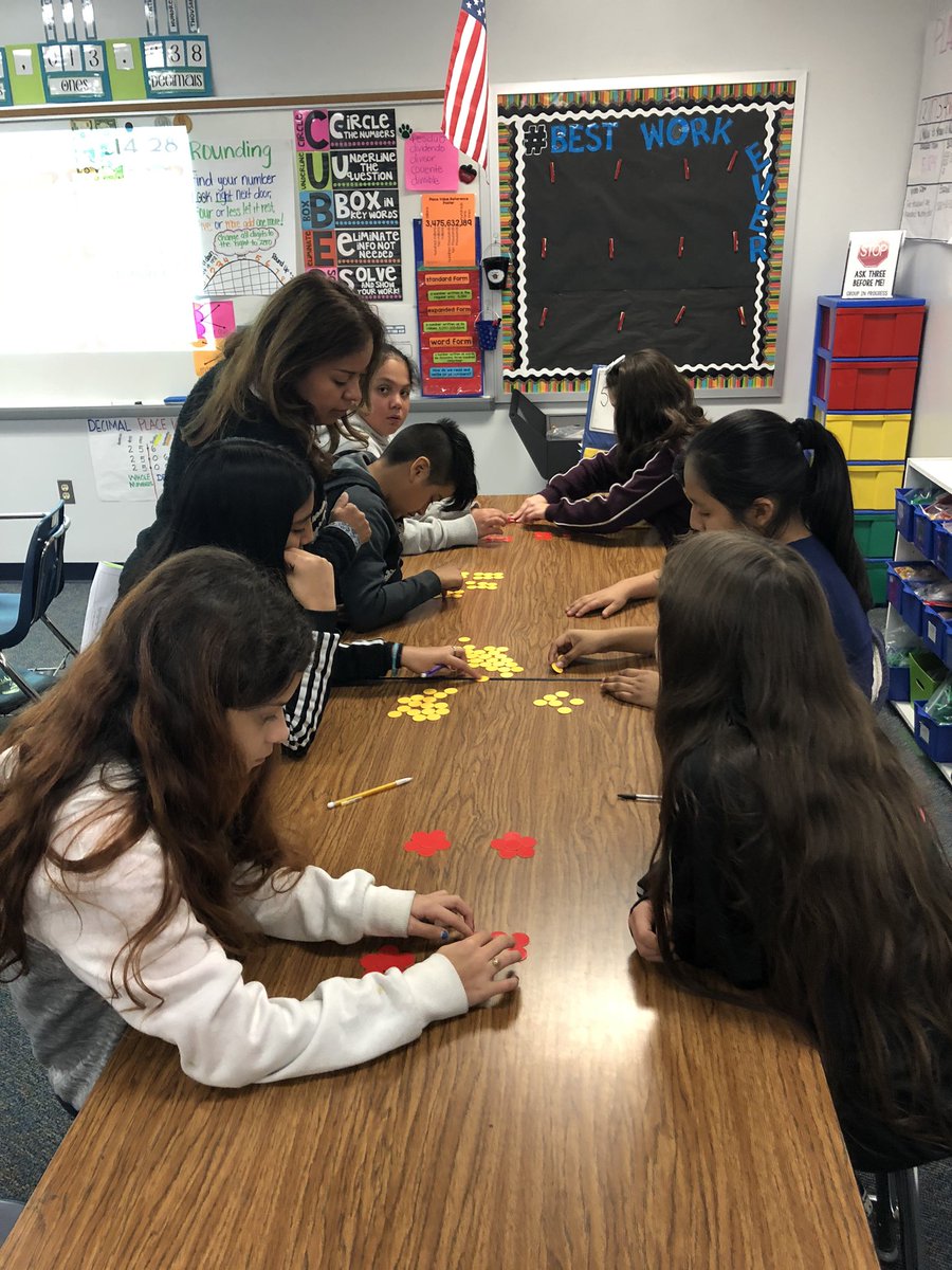 randi_raquel's tweet photo. More small group instruction with Mrs. Gomez. #cisdsolves #travisrocks @Travis_TWolves https://t.co/3J6sxWLS9R
