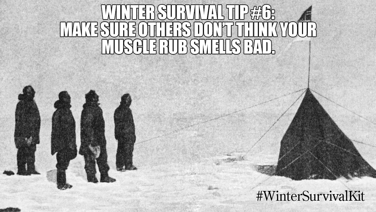Our muscle rub, face moisturizer and lip balm use peppermint and eucalyptus to make you smell as good as you feel. Buy it now as part of our #WinterSurvival Kit - currently available at 50% off! buff.ly/382823M #Deals @TBurnettwork @BurnettRM