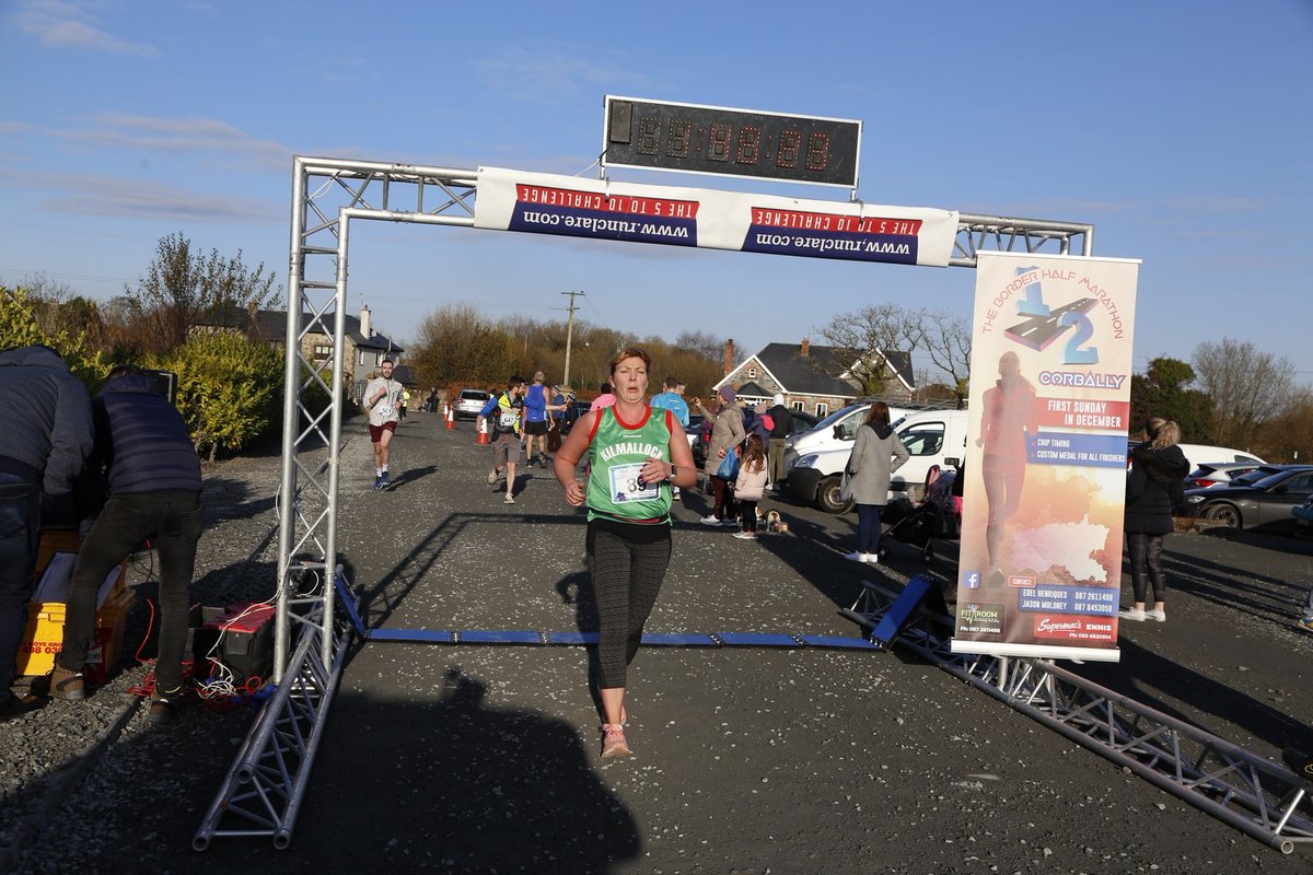 Well done to <a href="/NualaCollins/">Nuala COLLINS</a> and Krzysztof Sikorski who both ran the Border half marathon on Sunday. Nuala finished in 1:48:25 with Krzysztof finishing in 1:23:23 a PB